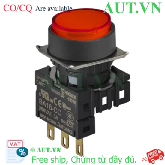 Ảnh của Công tắc nút nhấn Autonics S16PR-E2RC