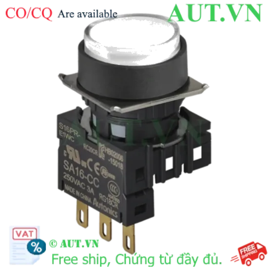 Ảnh của Công tắc nút nhấn Autonics S16PR-E2WC