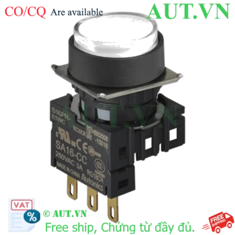 Ảnh của Công tắc nút nhấn Autonics S16PR-E2WC