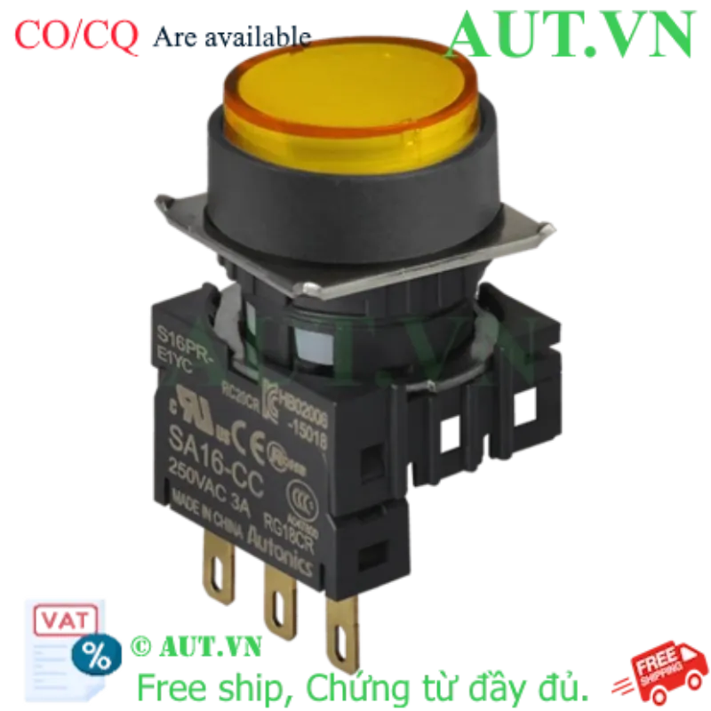 Ảnh của Công tắc nút nhấn Autonics S16PR-E2YC
