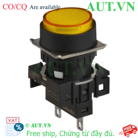 Ảnh của Công tắc nút nhấn Autonics L16RR-EY24 Màu Vàng - Chính hãng AUT VN