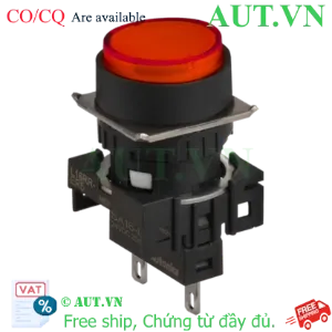 Ảnh của Công tắc nút nhấn đèn LED Autonics L16RR-ER12 - 16mm, Màu Đỏ, 12VDC