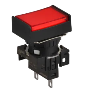 Ảnh của Công tắc nút nhấn Autonics L16RRT-HR24 - Đèn LED Đỏ, 24VDC, D16 (Hình chữ nhật)