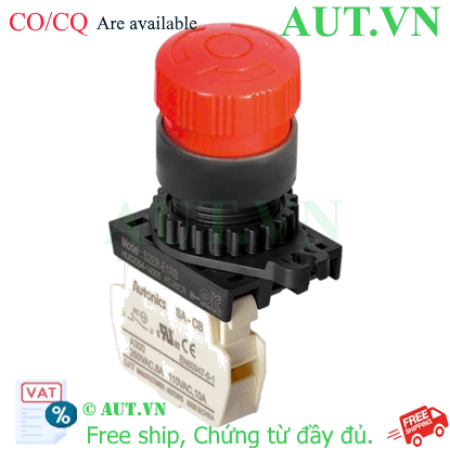 Ảnh của Công tắc nút nhấn khẩn cấp Autonics S2ER-E1RB - Màu Đỏ, 1NC, Nhấn-Khóa Xoay Reset
