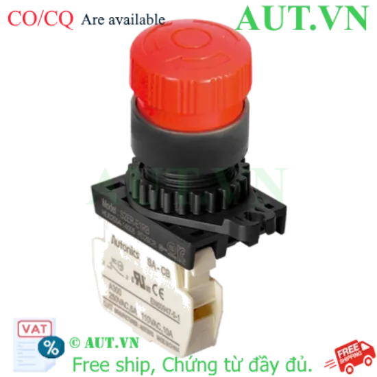 Ảnh của Nút Nhấn Khẩn Cấp Autonics S2ER-E1RB 1NC - Nhấn Khóa Xoay Reset - Ø22/25mm