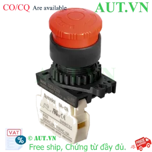 Ảnh của Nút Nhấn Dừng Khẩn Cấp Autonics S2ER-E2RBM - 1NC, Nhấn Khóa Xoay Reset, Đầu Nấm Ø30mm