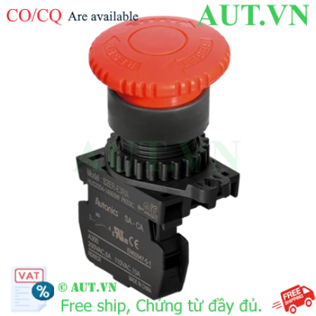 Ảnh của Công tắc nút nhấn Autonics S2ER-E3RA - Màu Đỏ, 1NO, Nhấn Giữ Xoay Reset