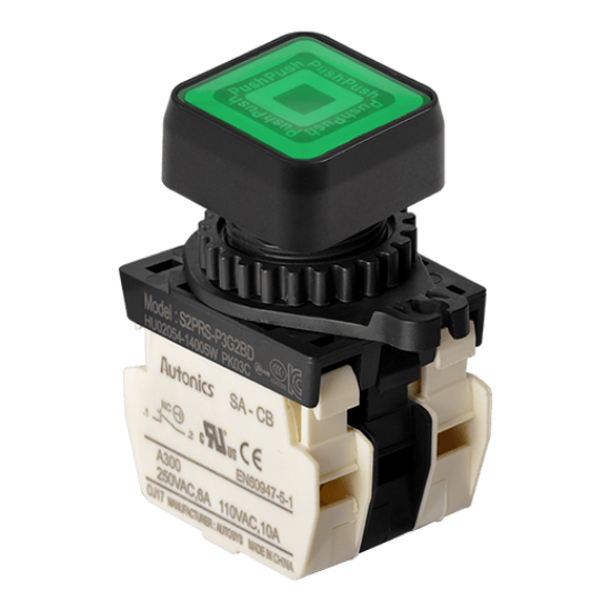 Ảnh của aut.vn Công tắc nút nhấn Autonics S2PRS-P3G2BL