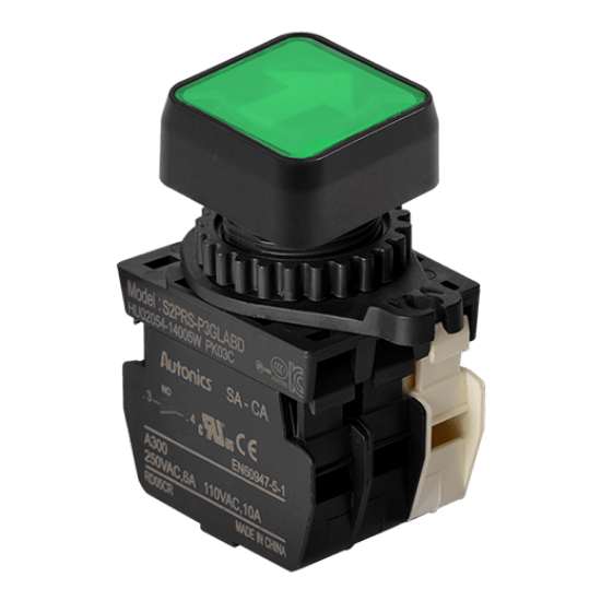 Ảnh của aut.vn Công tắc nút nhấn Autonics S2PRS-P3GLABDM