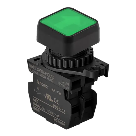 Ảnh của aut.vn Công tắc nút nhấn Autonics S2PRS-P3GLAD