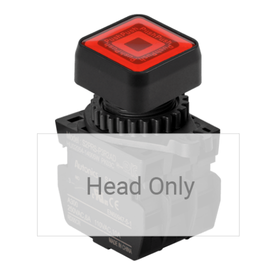 Ảnh của aut.vn Công tắc nút nhấn Autonics S2PRS-P3R