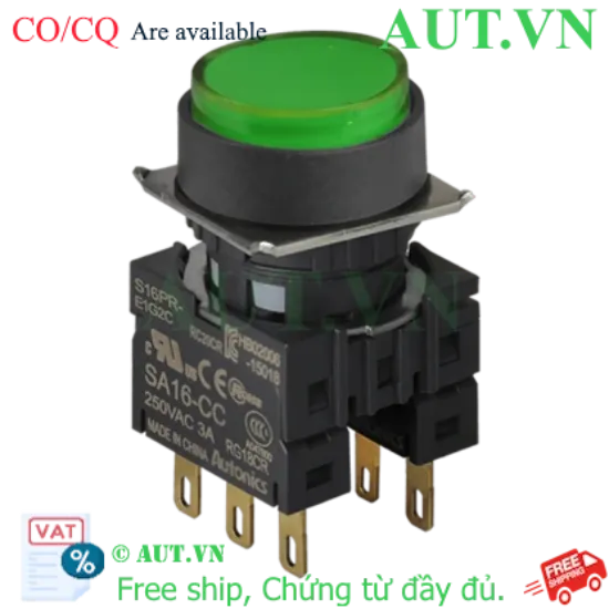 Ảnh của Công tắc nút nhấn Autonics S16PR-E1G2C