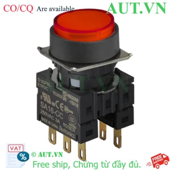 Ảnh của Công tắc nút nhấn Autonics S16PR-E1R2C