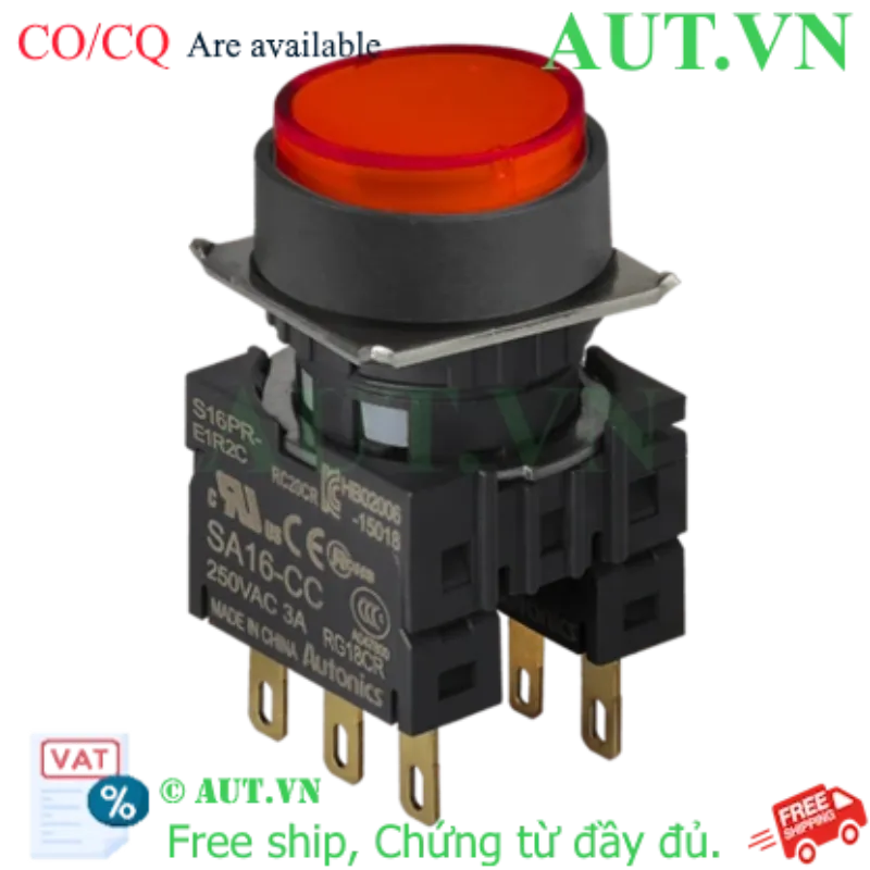 Ảnh của Công tắc nút nhấn Autonics S16PR-E1R2C