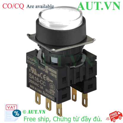 Ảnh của Công tắc nút nhấn Autonics S16PR-E1W2C