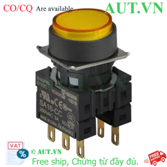 Ảnh của Công tắc nút nhấn Autonics S16PR-E1Y2C