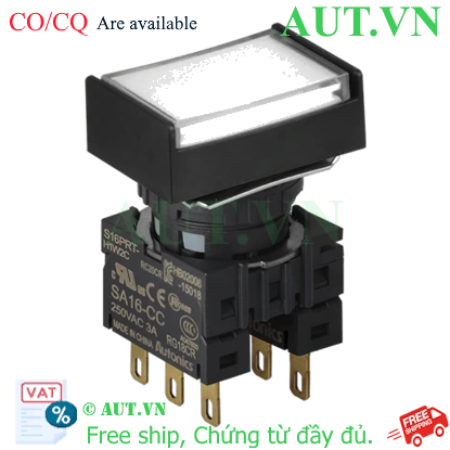 Ảnh của Công tắc nút nhấn Autonics S16PRT-H1W2C