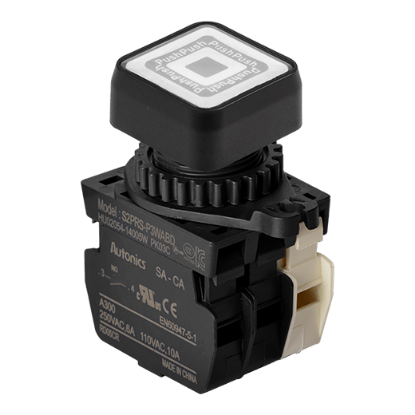 Ảnh của aut.vn Công tắc nút nhấn Autonics S2PRS-P3WABD