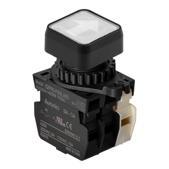Ảnh của aut.vn Công tắc nút nhấn Autonics S2PRS-P3WLABDM