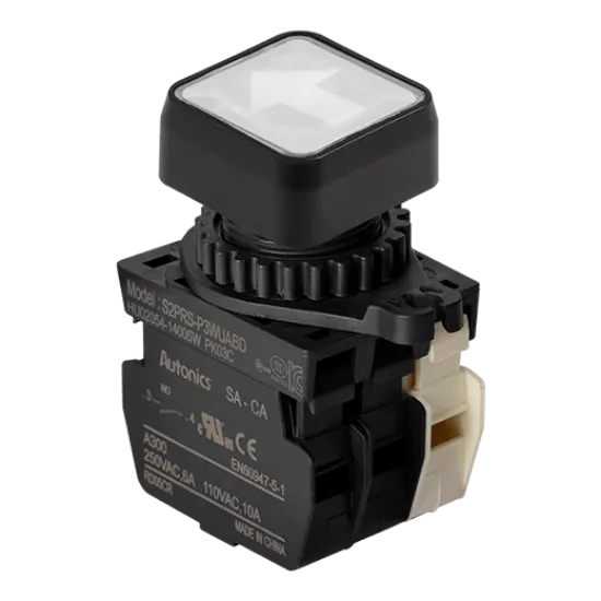 Ảnh của aut.vn Công tắc nút nhấn Autonics S2PRS-P3WUABL