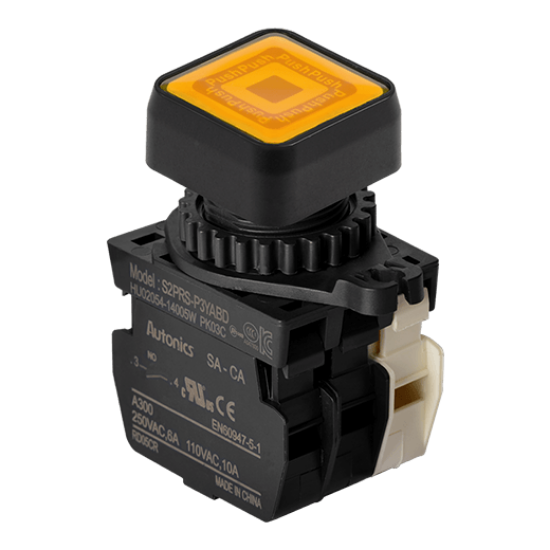 Ảnh của aut.vn Công tắc nút nhấn Autonics S2PRS-P3YABDM