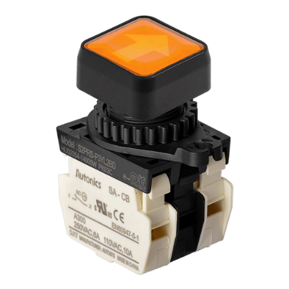 Ảnh của aut.vn Công tắc nút nhấn Autonics S2PRS-P3YL2BDM