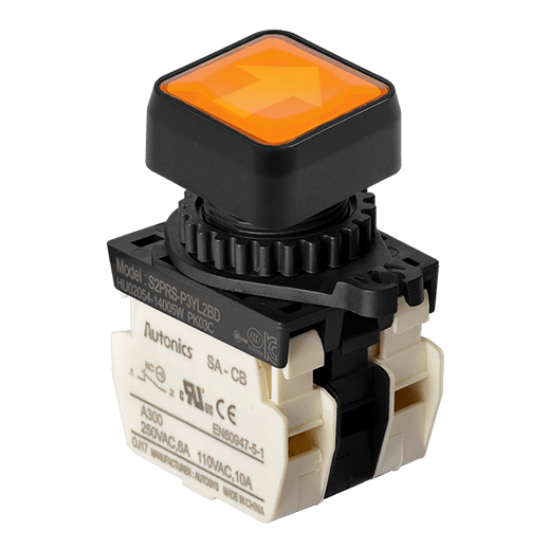 Ảnh của aut.vn Công tắc nút nhấn Autonics S2PRS-P3YL2BDM