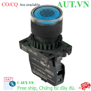 Ảnh của Công tắc nút nhấn Autonics L2RR-L3BDM - Đèn LED Xanh Dương, 12-24V AC/DC, Phi 22/25mm