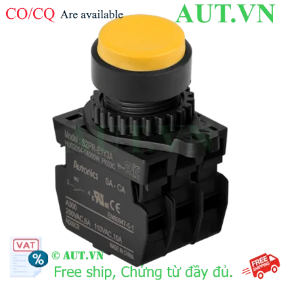 Ảnh của Công tắc nút nhấn Autonics S2PR-E1Y3AM