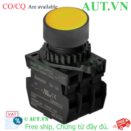 Ảnh của Công tắc nút nhấn Autonics S2PR-P1Y3A