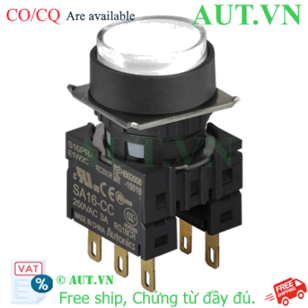 Ảnh của Công tắc nút nhấn Autonics S16PR-E2W2C