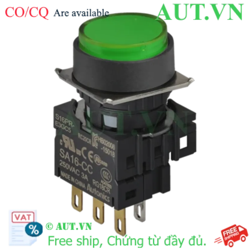 Ảnh của Công tắc nút nhấn Autonics S16PR-E3GC24
