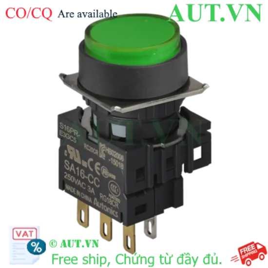 Ảnh của Công tắc nút nhấn Autonics S16PR-E3GC5