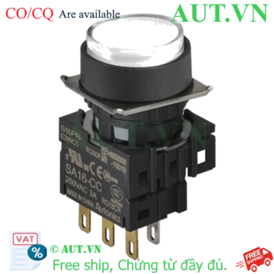 Ảnh của Công tắc nút nhấn Autonics S16PR-E3WC12