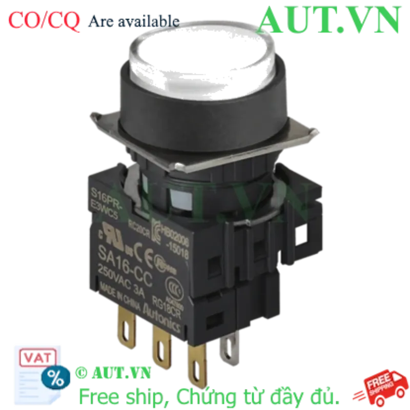 Ảnh của Công tắc nút nhấn Autonics S16PR-E3WC24