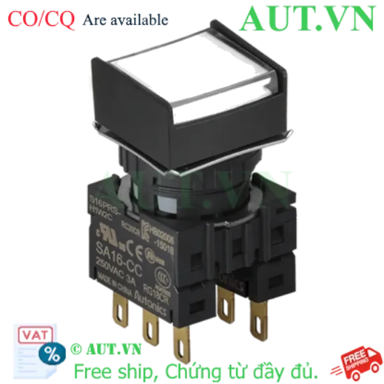 Ảnh của Công tắc nút nhấn Autonics S16PRS-H2W2C