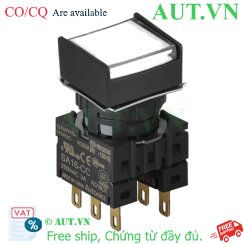 Ảnh của Công tắc nút nhấn Autonics S16PRS-H2W2C
