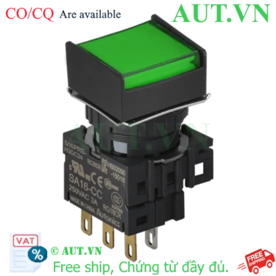 Ảnh của Công tắc nút nhấn Autonics S16PRS-H3GC12