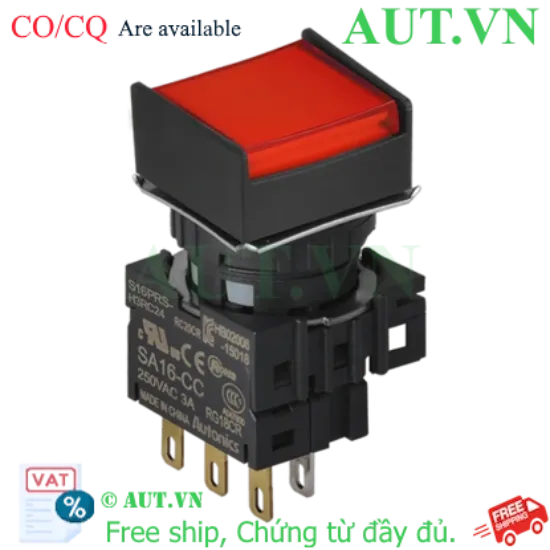 Ảnh của Công tắc nút nhấn Autonics S16PRS-H3RC5