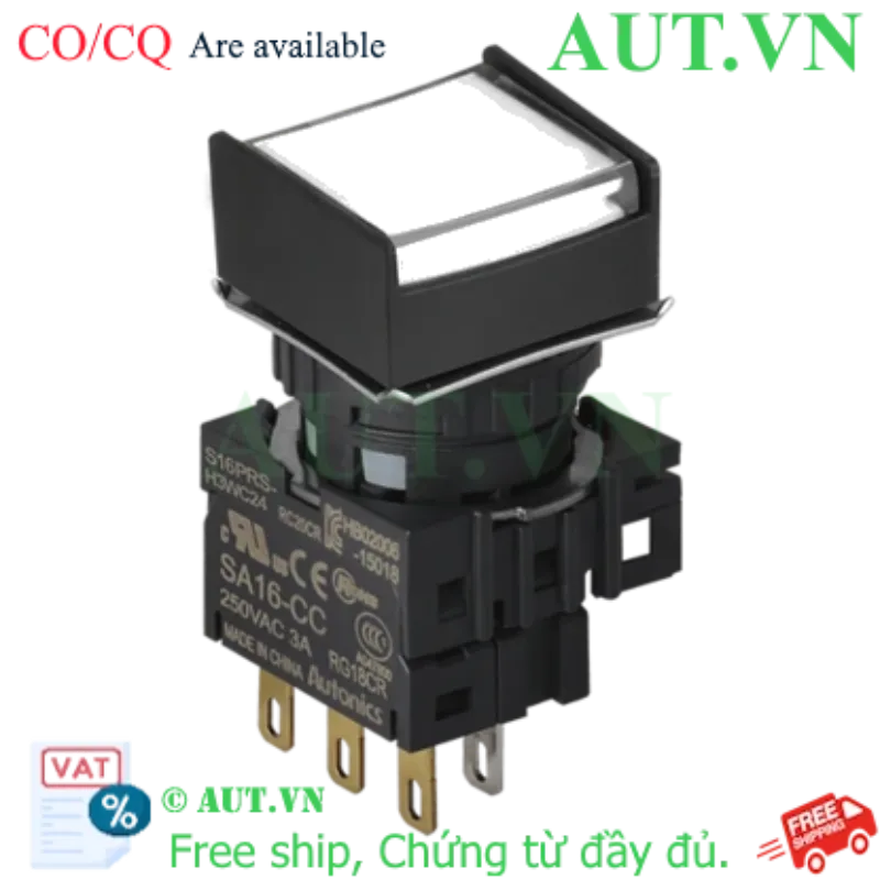 Ảnh của Công tắc nút nhấn Autonics S16PRS-H3WC12