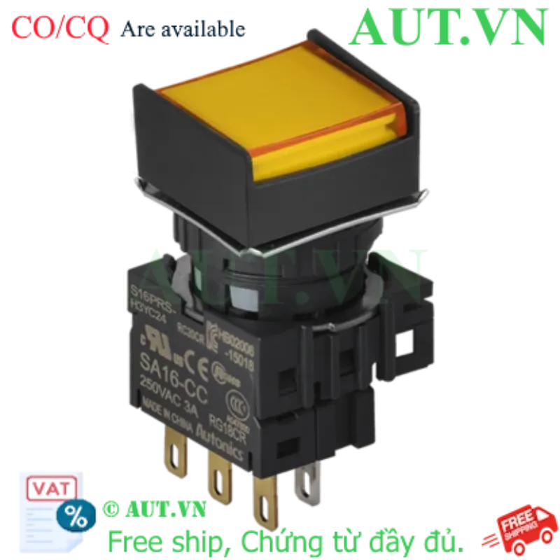 Ảnh của Công tắc nút nhấn Autonics S16PRS-H3YC12