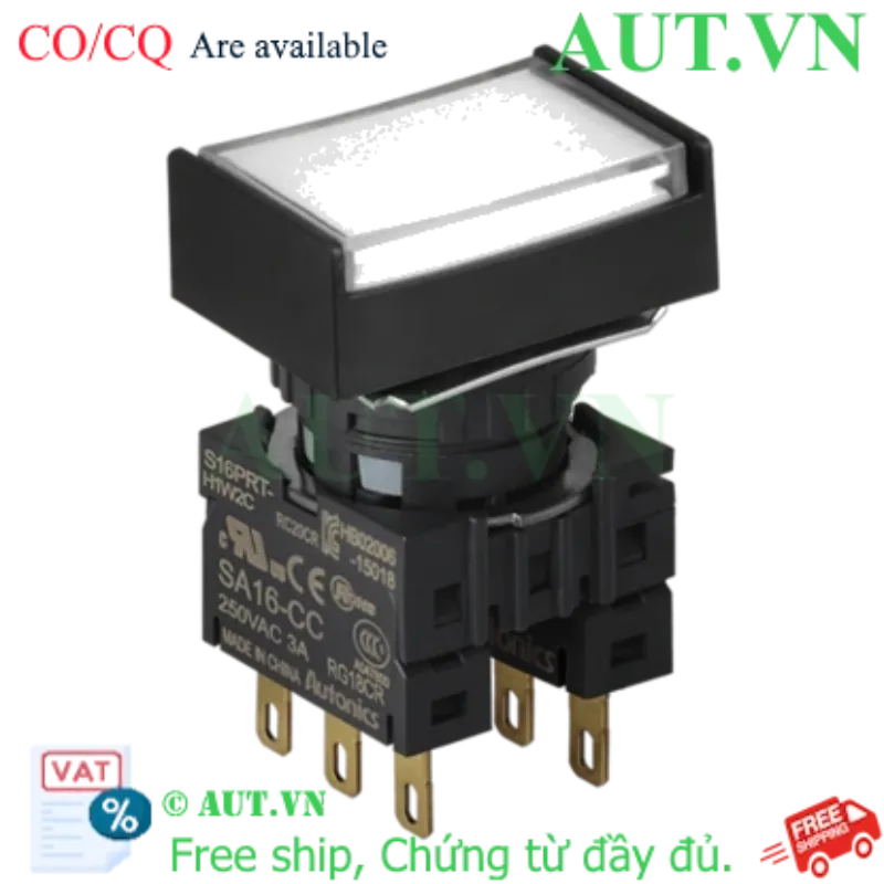 Ảnh của Công tắc nút nhấn Autonics S16PRT-H2W2C