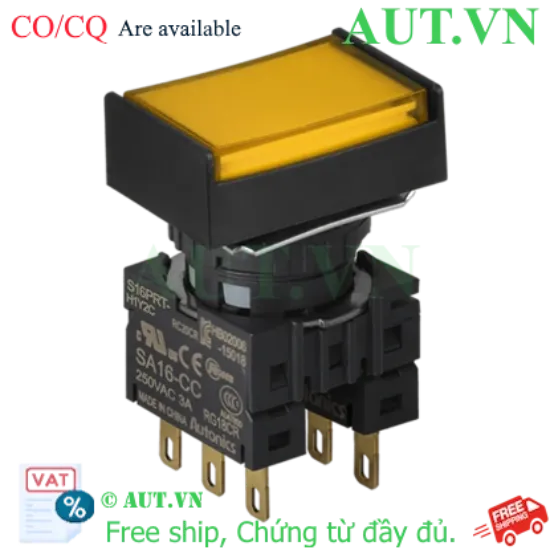 Ảnh của Công tắc nút nhấn Autonics S16PRT-H2Y2C