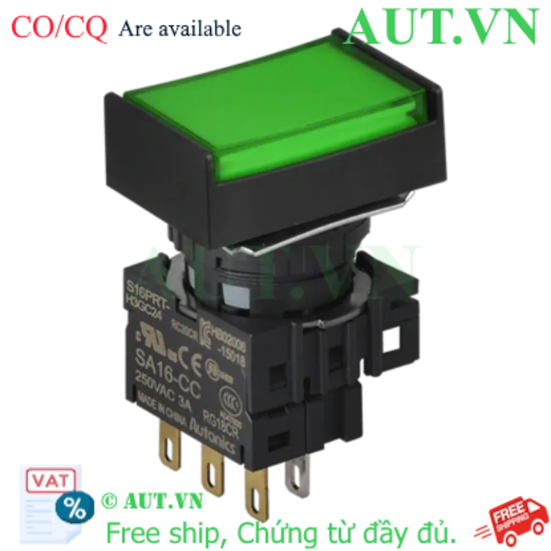Ảnh của Công tắc nút nhấn Autonics S16PRT-H3GC24