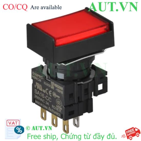 Ảnh của Công tắc nút nhấn Autonics S16PRT-H3RC12