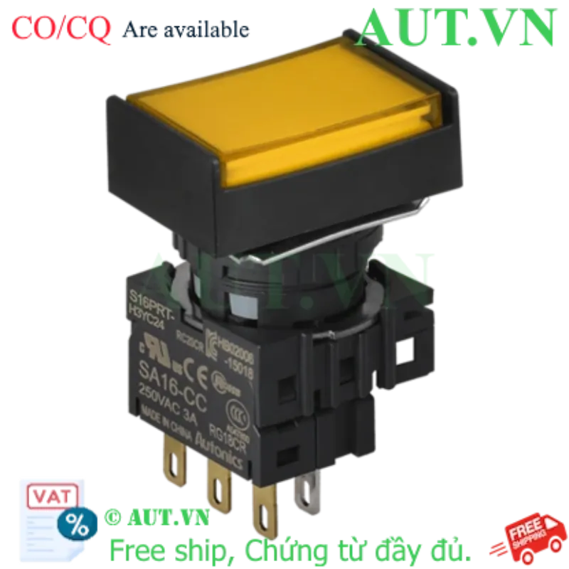 Ảnh của Công tắc nút nhấn Autonics S16PRT-H3YC12