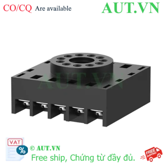 Ảnh của Đế Rơ Le Autonics PG-11 11 Chân - Chịu Tải 7A, Nhựa Chống Cháy, Gắn Ray DIN | AUT VN