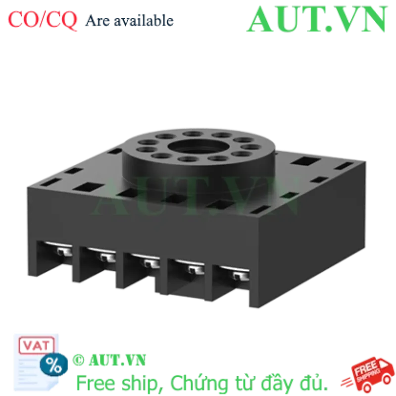 Ảnh của Đế Rơ Le Autonics PG-11 11 Chân: Chịu Tải 7A, Nhựa Chống Cháy, Gắn Ray DIN | AUT VN