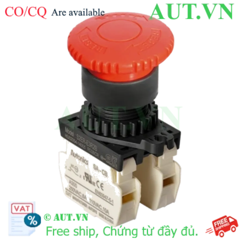 Ảnh của Nút Dừng Khẩn Cấp Autonics S2ER-E3R2B | 2NC, Xoay Reset, IP52 - AUT VN
