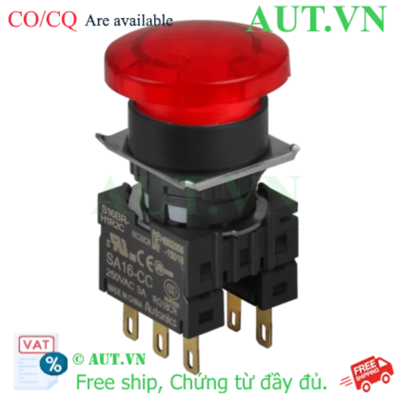 Ảnh của Công tắc nút nhấn Autonics S16BR-H1R2C